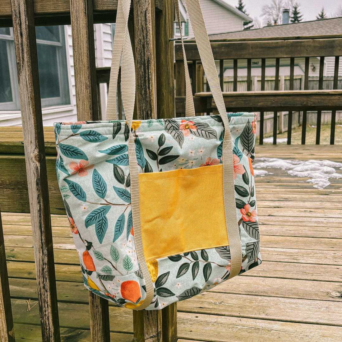 Farmer's Market Tote Sewing Tutorial