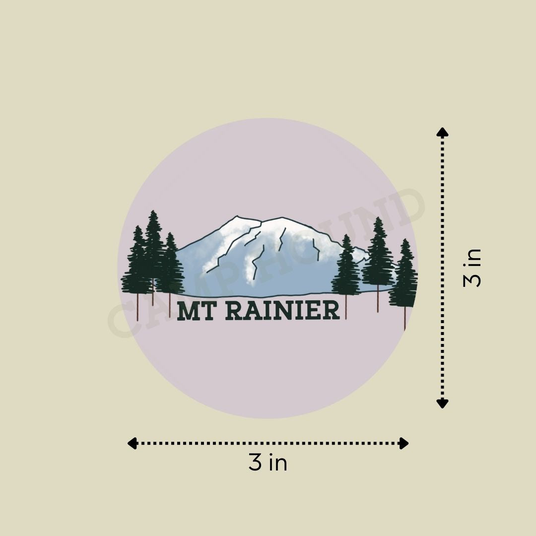 Mt Rainier Sticker