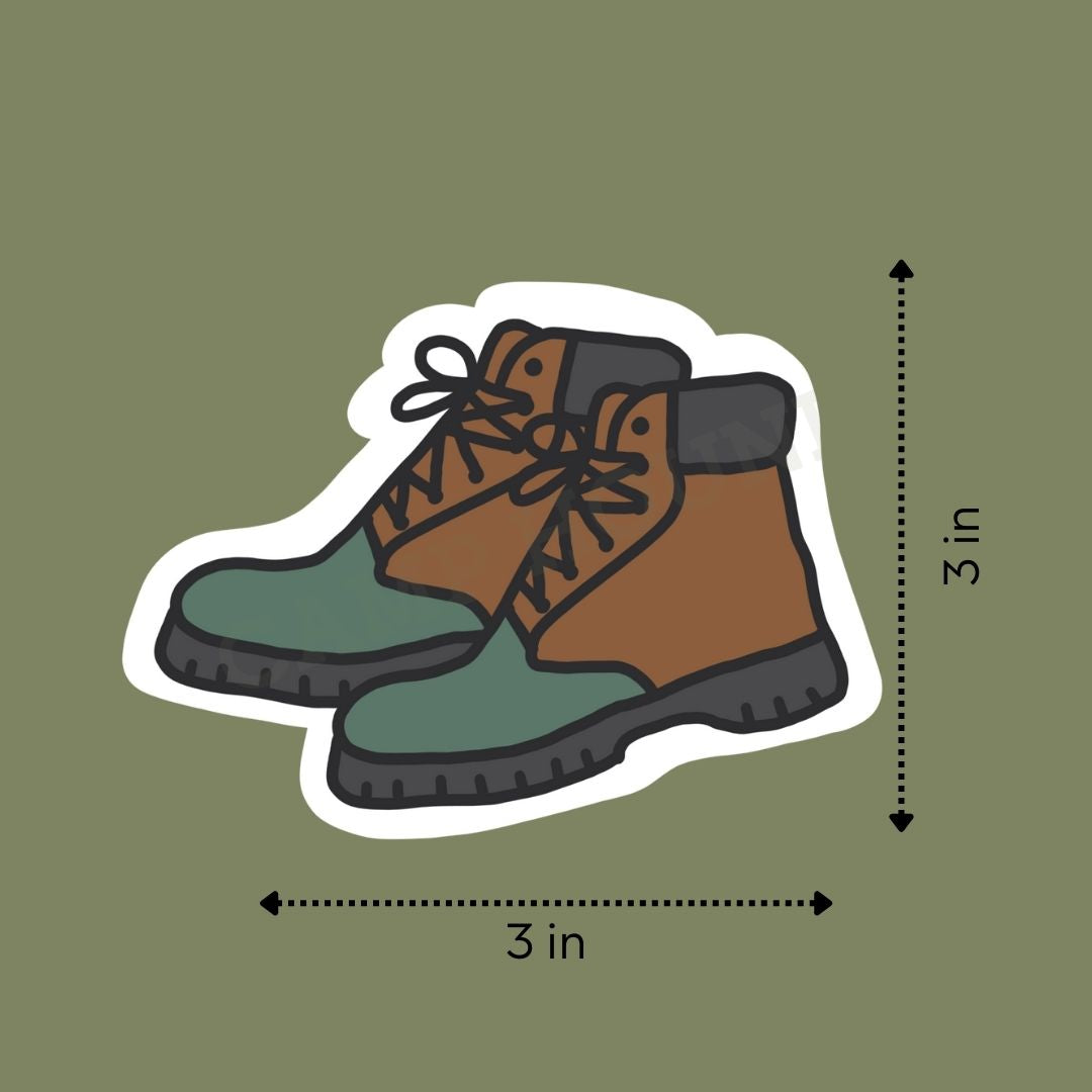 Hiking Boot Sticker