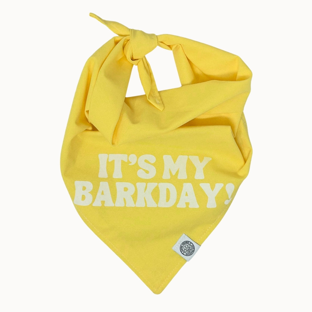 Barkday Bandana