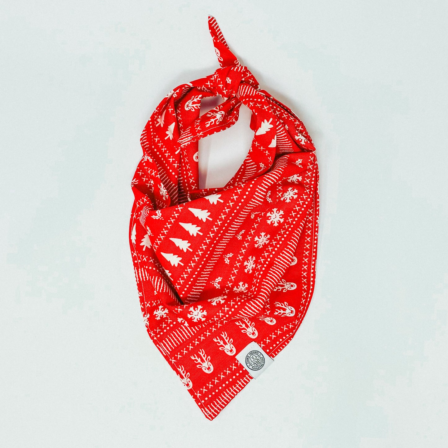 Festive Fair Isle Bandana