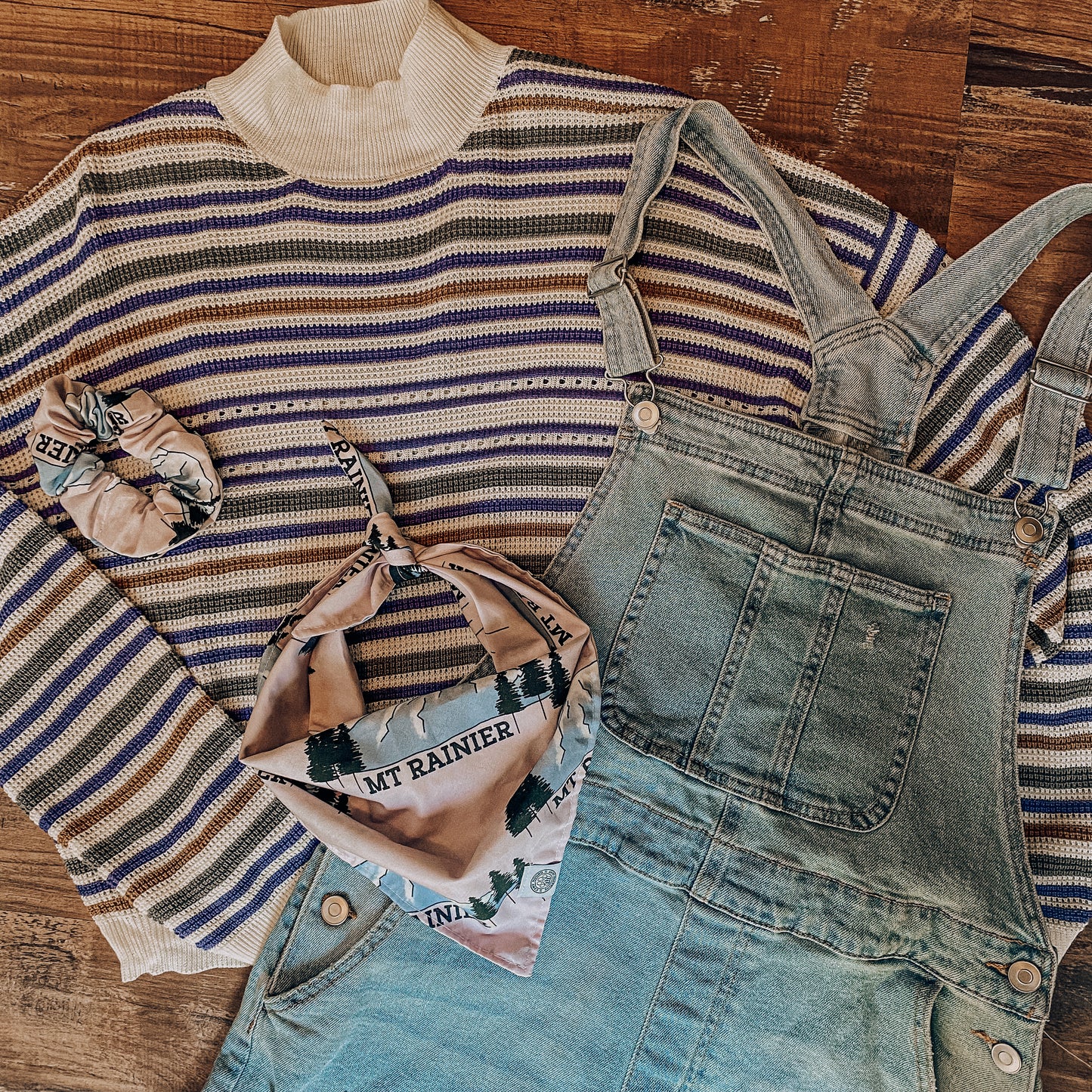 Striped Knit Top - L