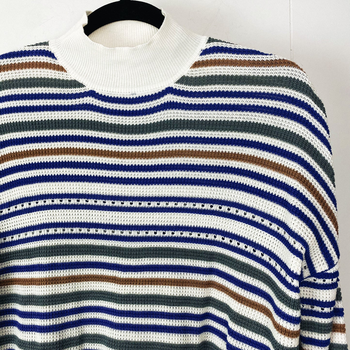 Striped Knit Top - L