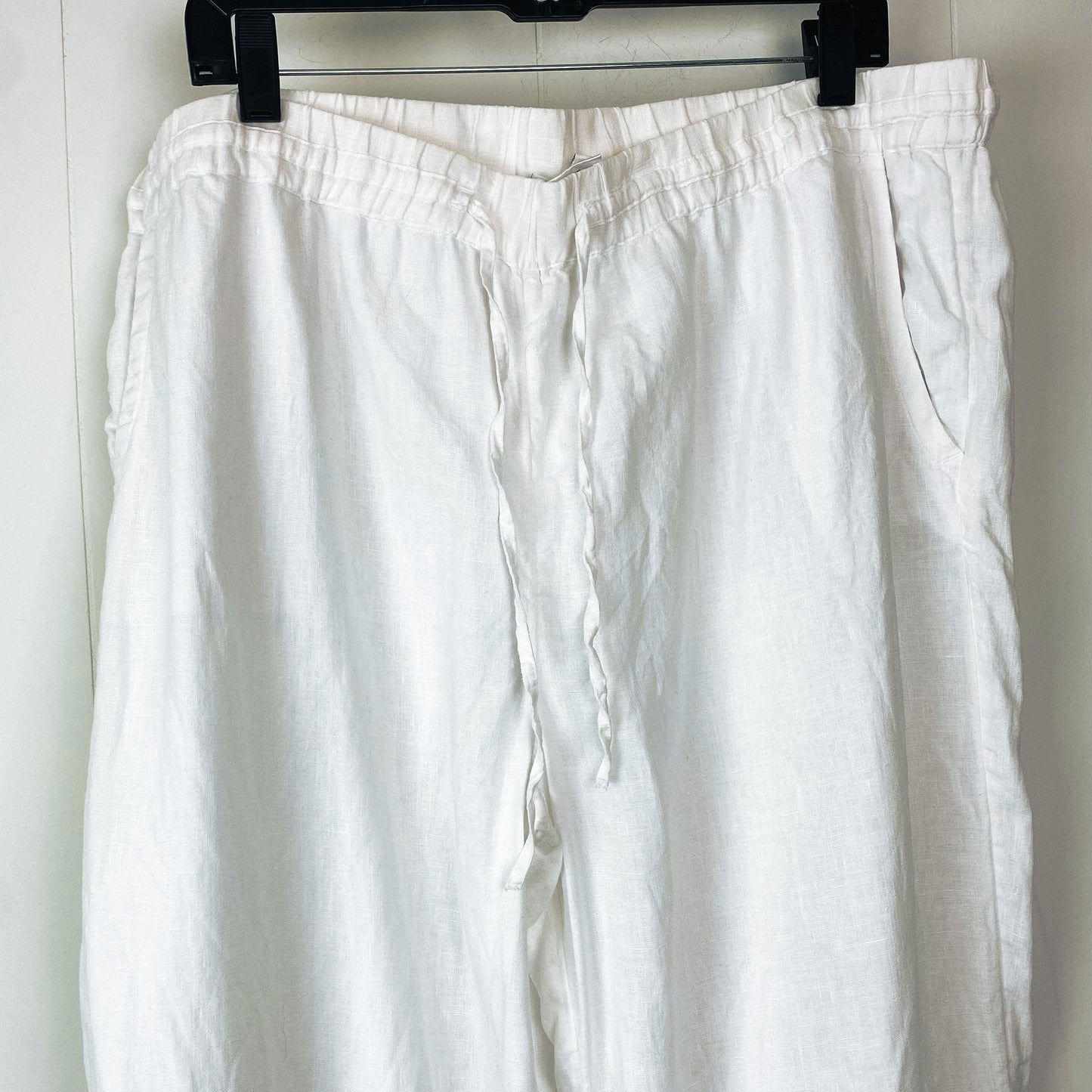 White Linen Pants - XL