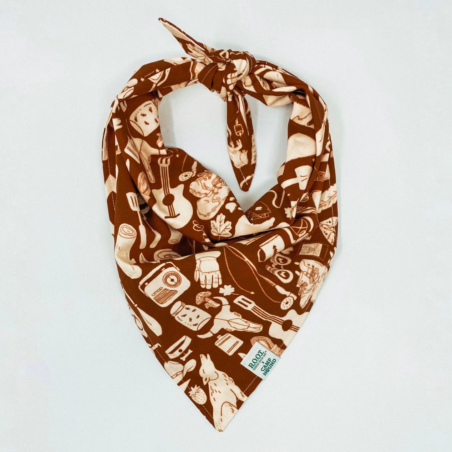 Camp Hound x R.O.O.T. Bandana - Rust