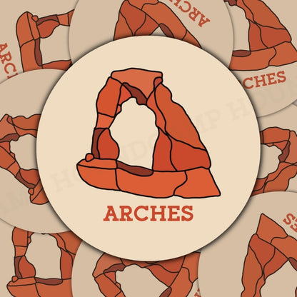 Arches Sticker