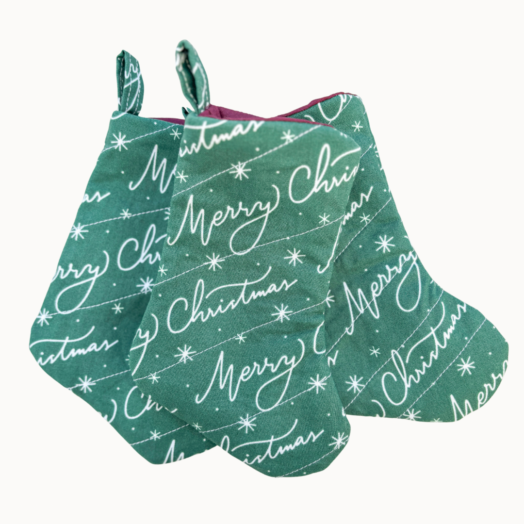 Mini Christmas Stocking - Merry Christmas