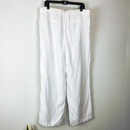 White Linen Pants - XL