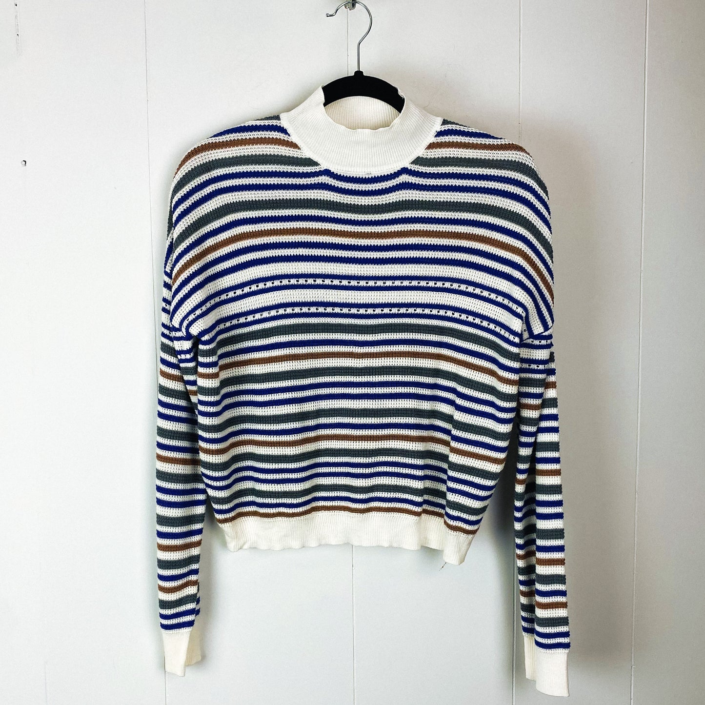 Striped Knit Top - L